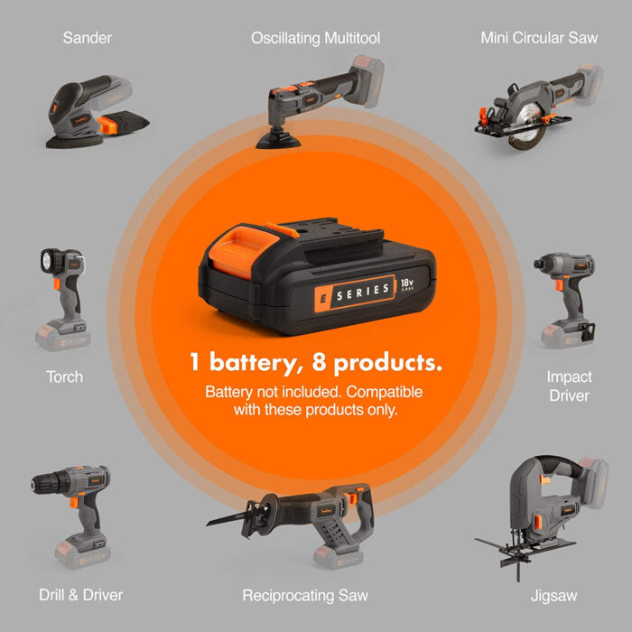 VonHaus E-Series akumulatorski večnamenski brusilnik 18V - Image 3