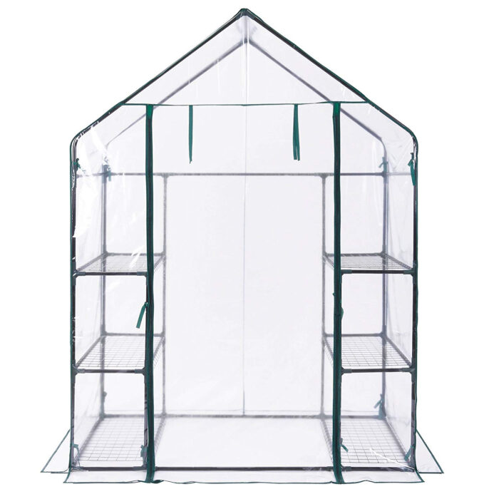 VonHaus rastlinjak 193 x 73 x 143cm - Image 3