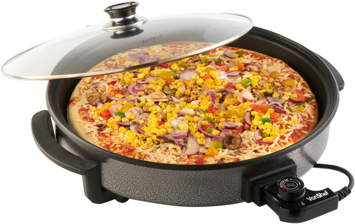 VonShef električna ponev 42cm okrogla - Image 3