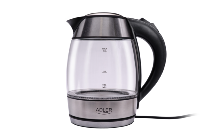 Adler grelnik vode 1.8L 2000 W steklen - slika 3