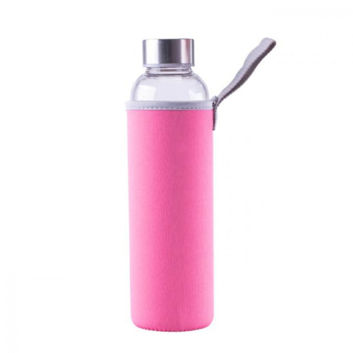 Steuber steklena flaška v etuiju 1000ml, roza