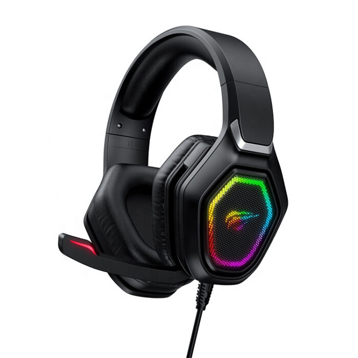 HAVIT Gamenote RGB LED slušalke z mikrofonom HV-H659d
