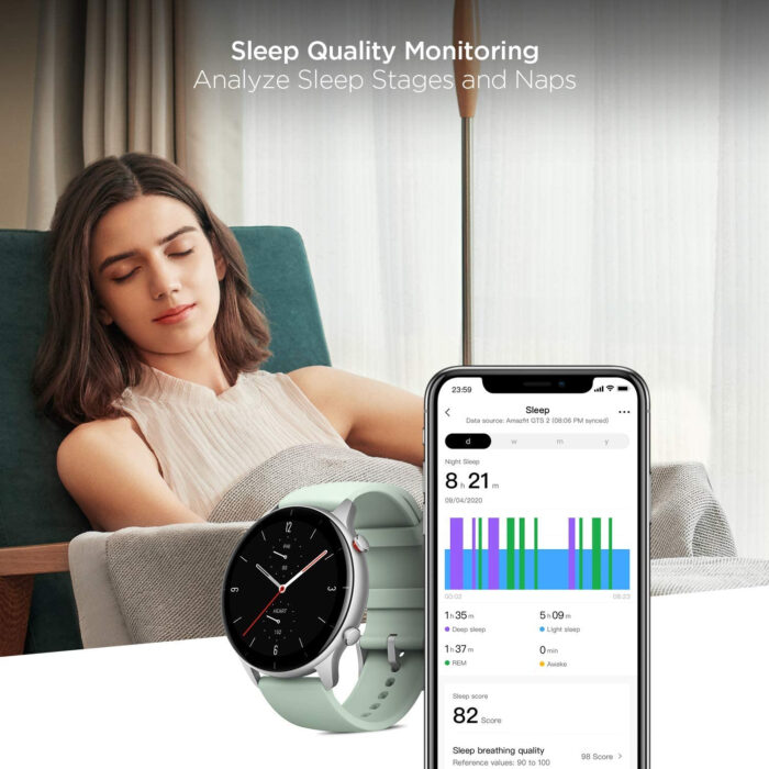 Amazfit GTR 2e pametna ura zelena - slika 3