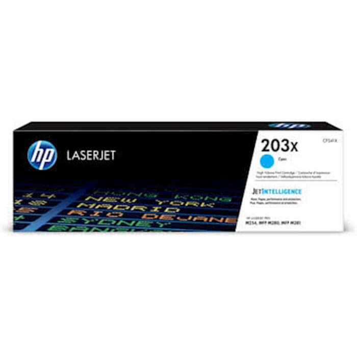 TONER HP 203X CYAN ZA COLOR LJ Pro M254dn, M365dw, MFP M280nw, M281cdw,
