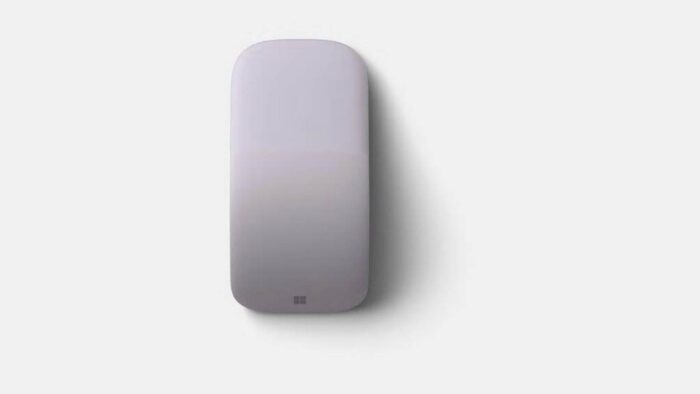 Microsoft Bluetooth miška Surface Arc Mouse, svetlo siva - Image 4