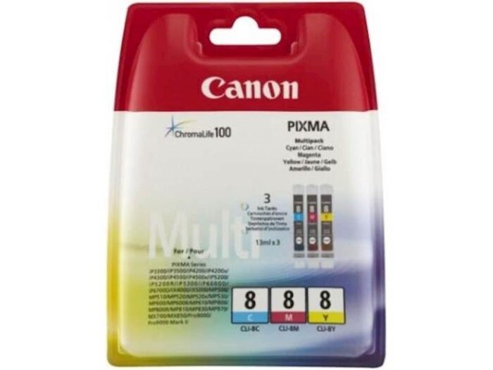 KOMPLET CANON CLI-8 C/M/Y PACK