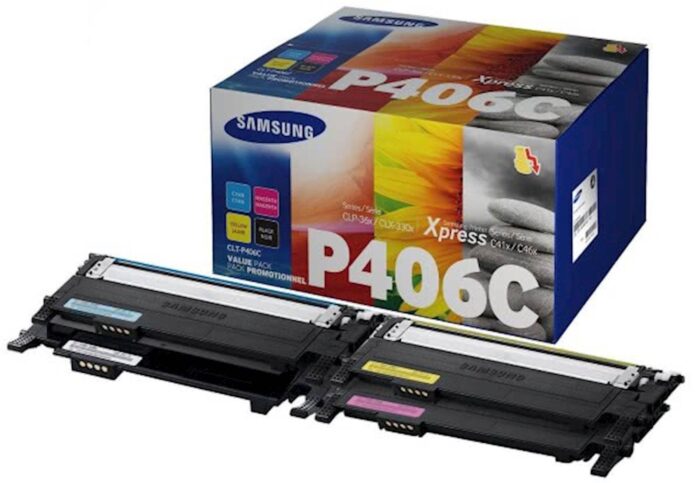KOMPLET TONERJEV HP CLT-P406C ZA CLX-3300 CYAN, MAGENTA, RUMEN ZA 1000