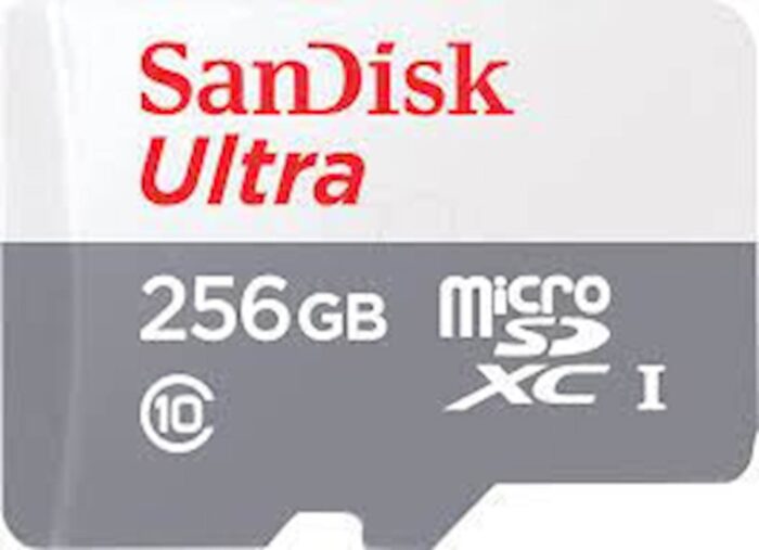 SDXC SANDISK MICRO 256GB ULTRA, 100 MB/s, UHS-I, C10, adapter