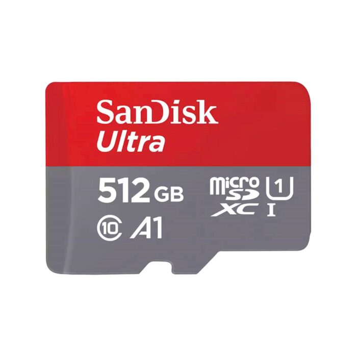 SDXC SANDISK MICRO 512GB ULTRA MOBILE, 120 MB/s, UHS-I C10, A1, adapter