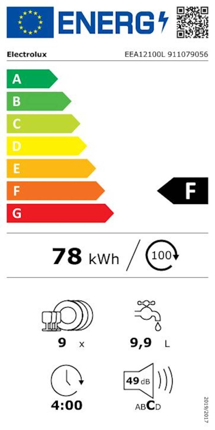 Vgr. pomivalni stroj Electrolux EEA12100L, 45 cm, Air Dry - Image 4