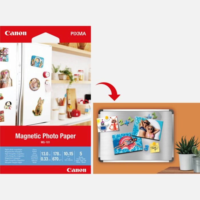 Papir CANON MG-101 10x15 cm (magnetni) 5 listov - Image 3