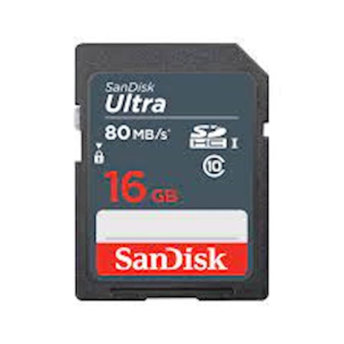 SDHC SanDisk 16GB Ultra, 80MB/s