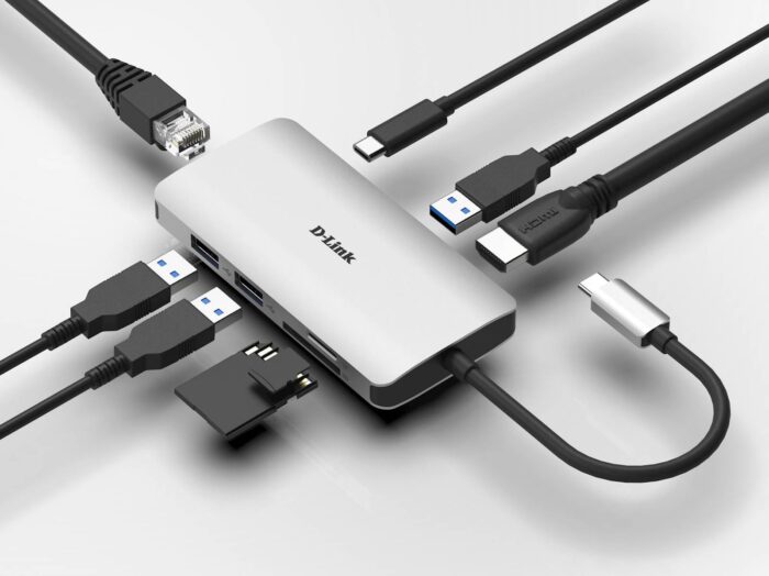 DLINK USB-C  8 v 1  HUB HDMI-LAN, USB - Image 4