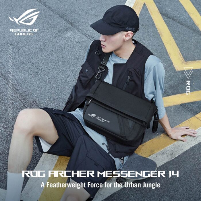 Torba ASUS ROG Archer Messenger 14 (BC2000) črna, za prenosnike do 14'', - Image 3