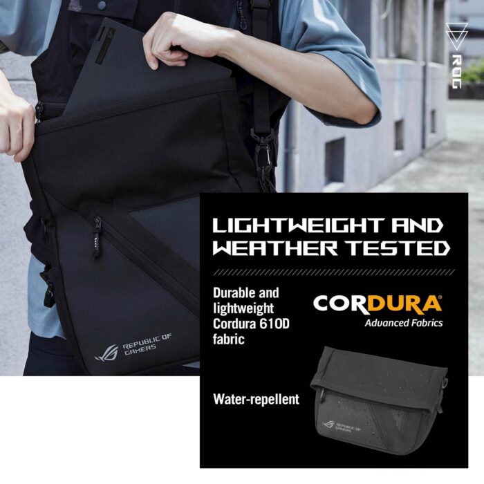 Torba ASUS ROG Archer Messenger 14 (BC2000) črna, za prenosnike do 14'', - Image 6
