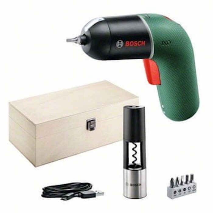 Bosch Litij-ionski akum. vijačnik IXO+vinski odpirač