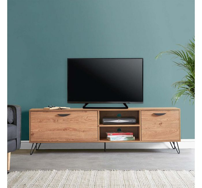VonHaus Capri večja TV omarica, hrast