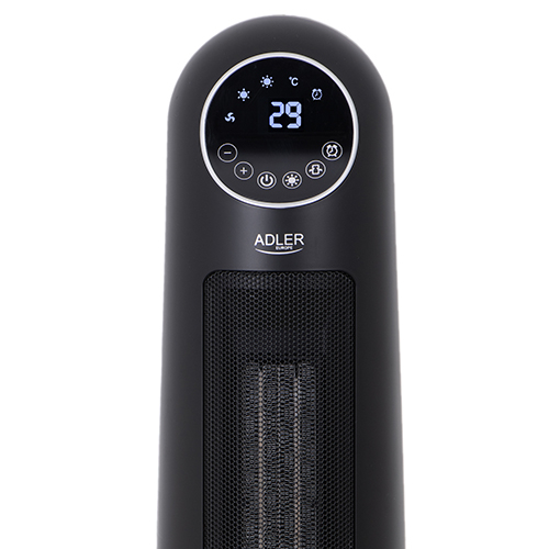 Adler keramični LCD kalorifer 2200W, stolp, črn - Image 3