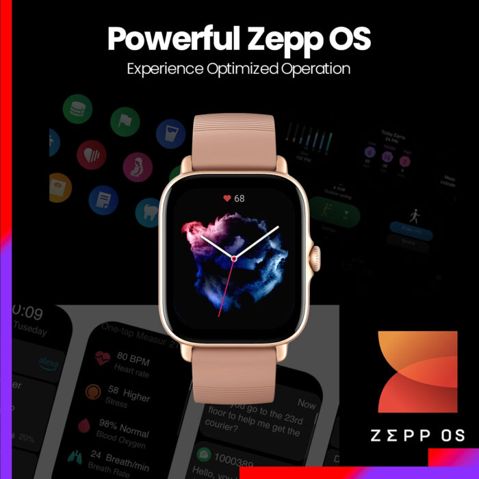 Amazfit GTS 3 pametna ura - Črna - Image 4