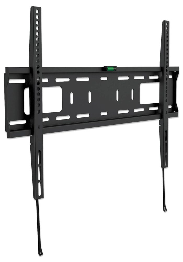 Stenski fiksni TV nosilec 37''-70'' MANHATTAN, 50kg, črne barve, ultra tanek - Image 3