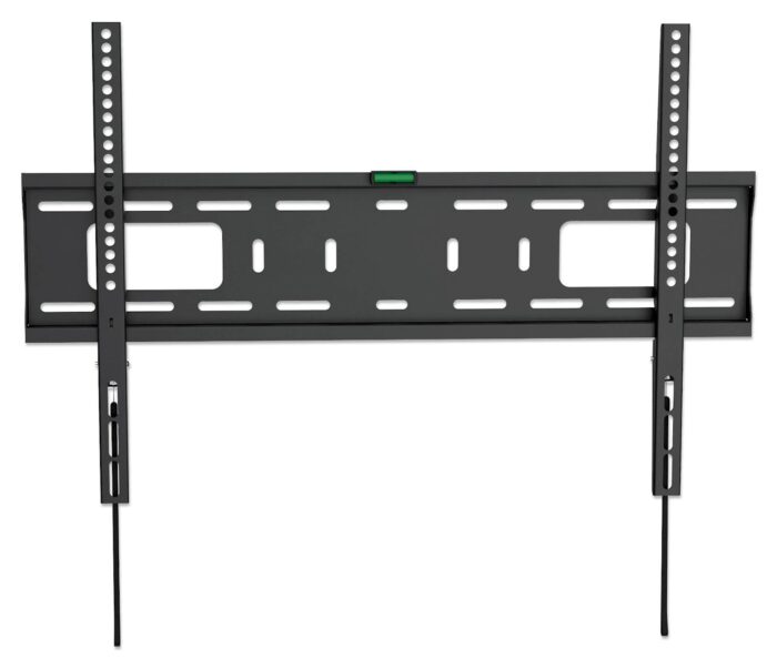 Stenski fiksni TV nosilec 37''-70'' MANHATTAN, 50kg, črne barve, ultra tanek - Image 4