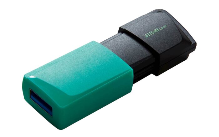 USB disk Kingston 256GB DT Exodia M, 3.2 Gen1, črno zelen, drsni priključek - Image 4