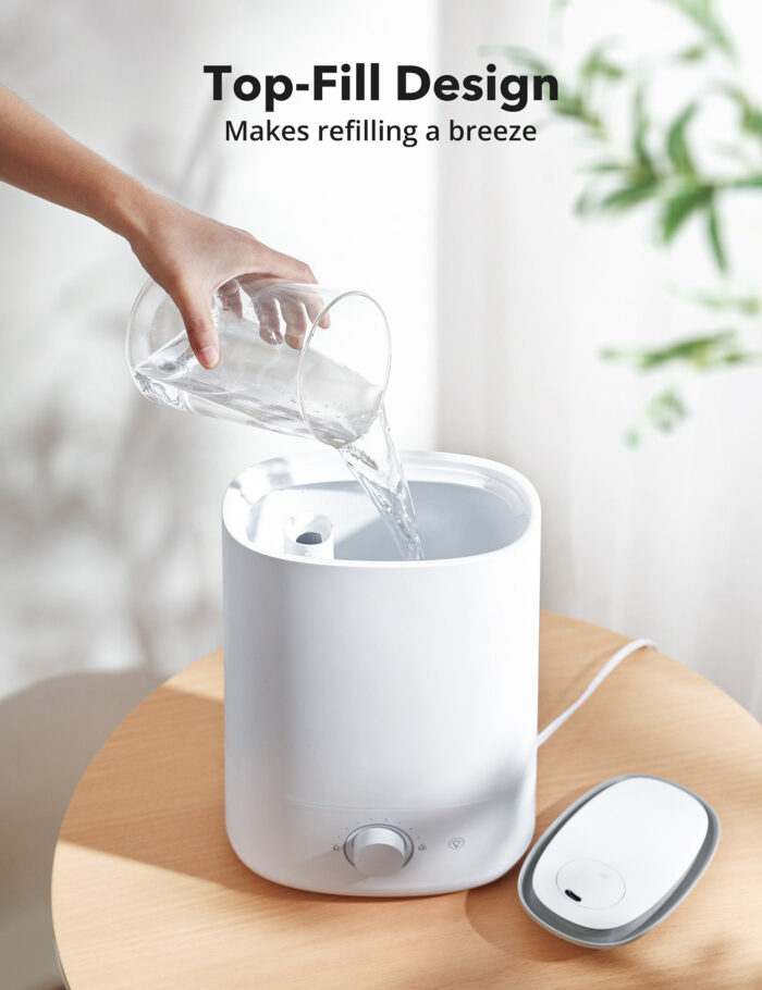 TaoTronics 4,5 L ultrazvočni hladni vlažilec meglice s pladnjem za eterično - Image 3