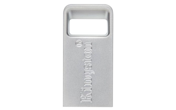 USB DISK KINGSTON 256GB DT Micro, 3.1, srebrn, kovinski, micro format, 3.2,