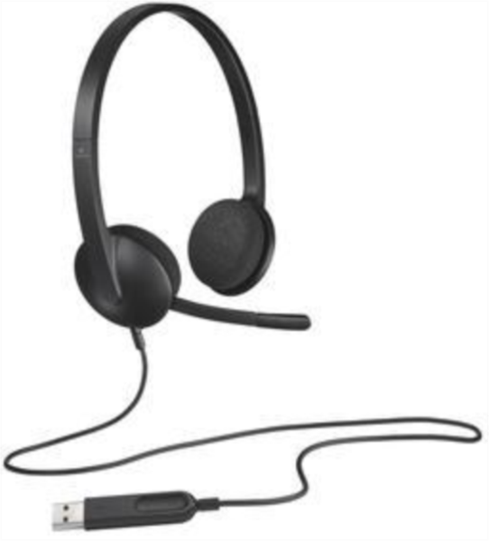 Logitech USB Headset H340 slušalke z mikrofonom - Image 4