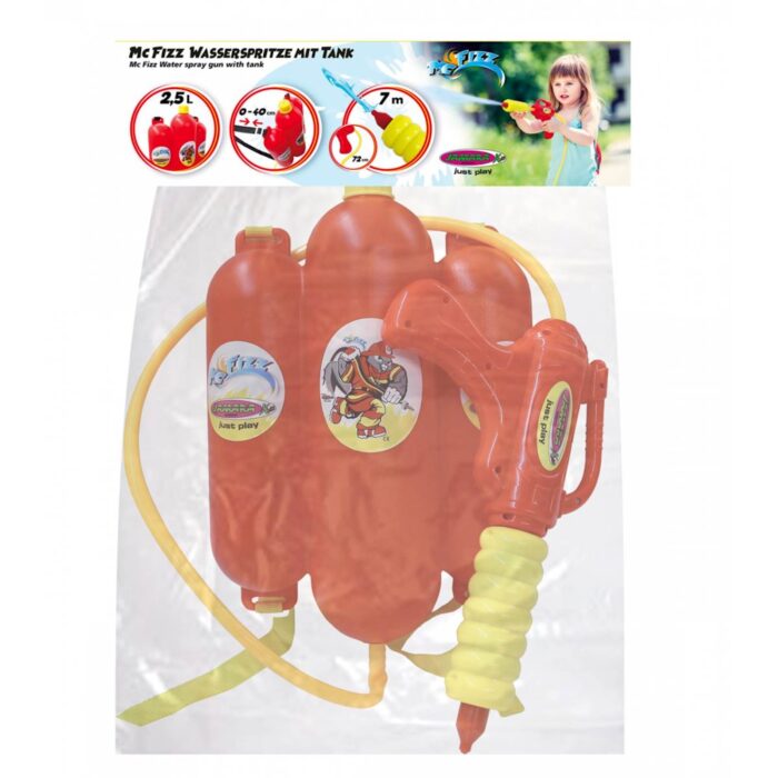 Jamara Mc Fizz Water Gun with Tank Backpack 2,5L - Image 3