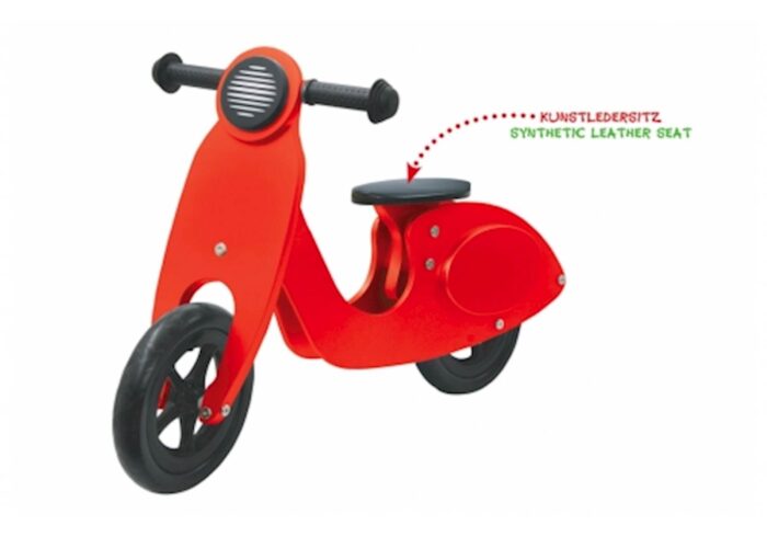 Jamara Balance Bike Wood Scooter red