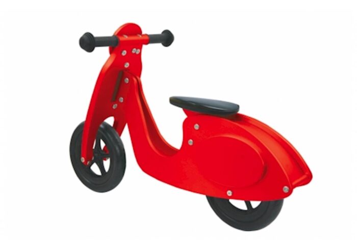 Jamara Balance Bike Wood Scooter red - Image 3