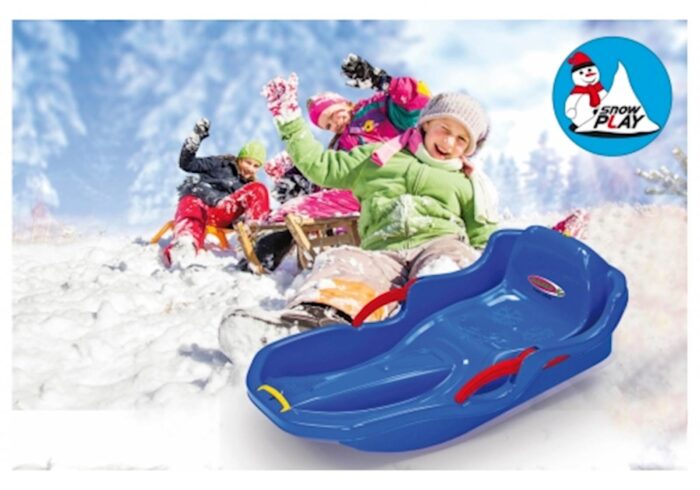 Jamara Snow Play Bob Comfort 80 cm blue with brake - Image 3