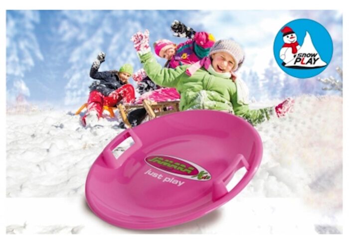Jamara Snow Play Round Snow Sledge 60 cm pink