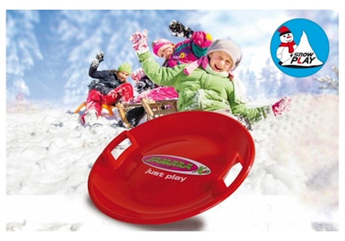 Jamara Snow Play Round Snow Sledge 60 cm red