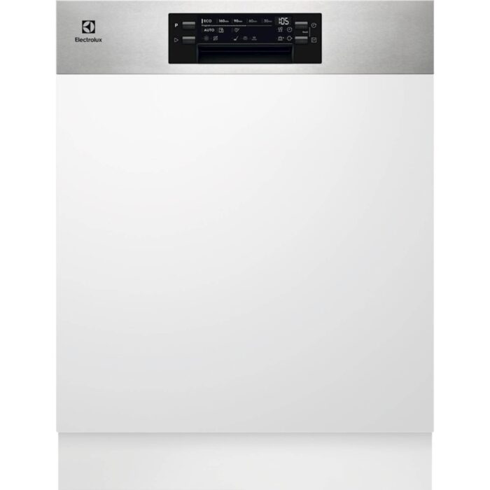 Vgr. pom. stroj Electrolux EEM48200IX, delno vgradni, inverter motor, 3 košare