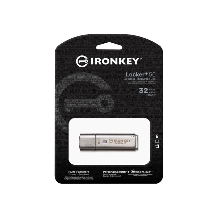 USB DISK Kingston Ironkey 32GB Locker+ 50, 3.2 Gen1, 256bit enkripcija, - Image 3
