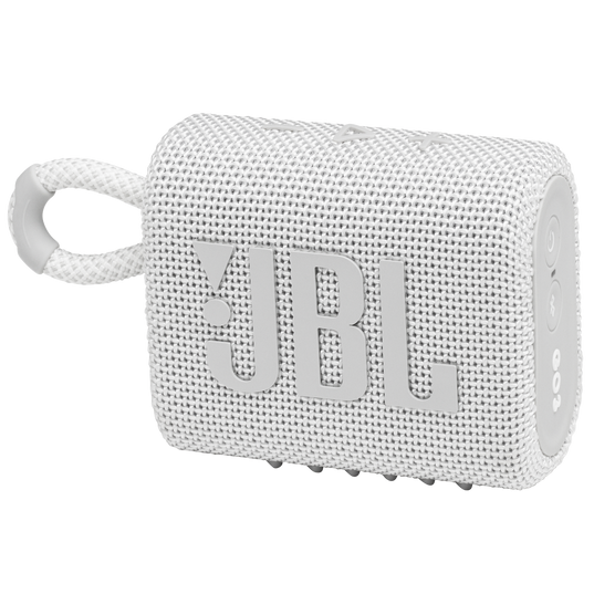 JBL GO 3 Bluetooth prenosni zvočnik, bel