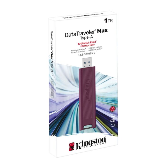 USB disk Kingston 1TB DT Max, 3.2 Gen2, 1000/900MB/s, drsni priključek - Image 4