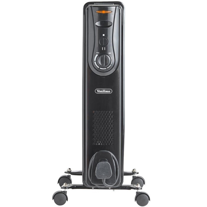 VonHaus oljni radiator 9 reber 2000W črn 2514060 - Image 3