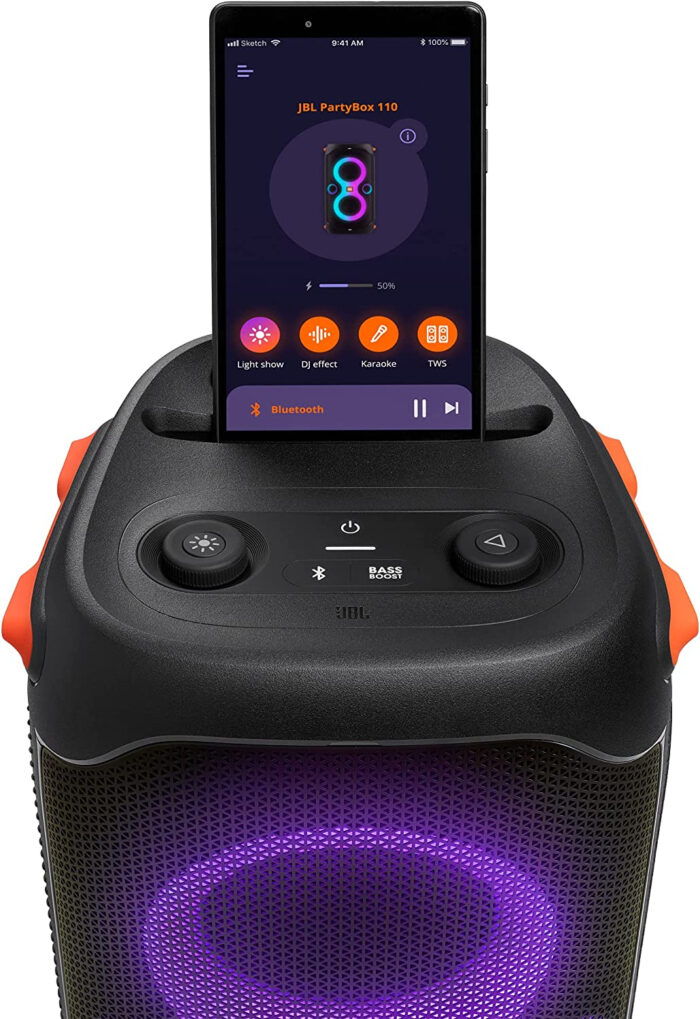 JBL PartyBox 110 prenosni zvočnik 160W, BT, RGB, USB