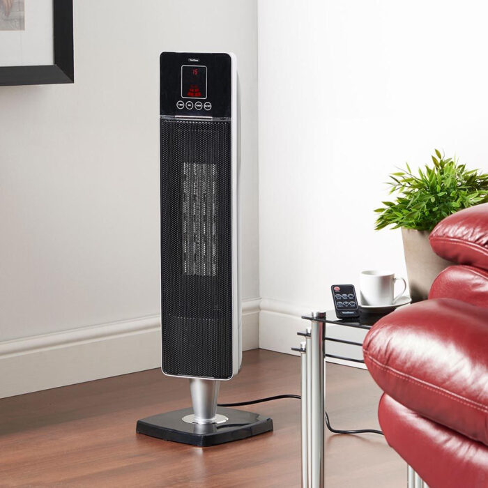 VonHaus 2000 W premium oscilacijski keramični PTC grelec črn 2514041 - Image 3