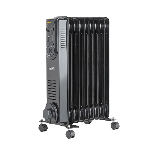 VonHaus oljni radiator 9 reber 2000W črn 2514060