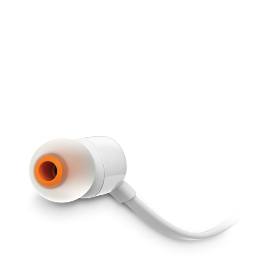 JBL Tune 110 In-ear slušalke z mikrofonom, bele - Image 3