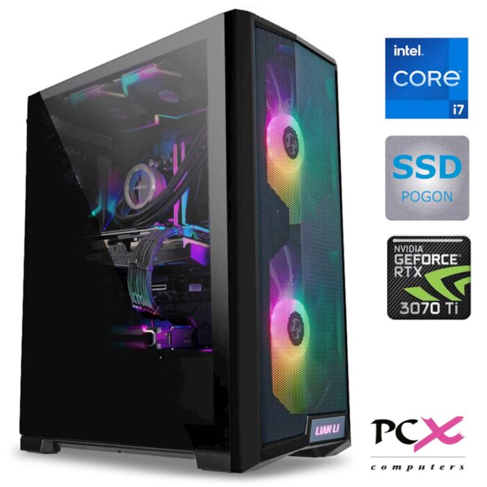 Namizni računalnik PCX EXTER i7-12700F/32GB/SSD 1TB/RTX3070Ti-8GB