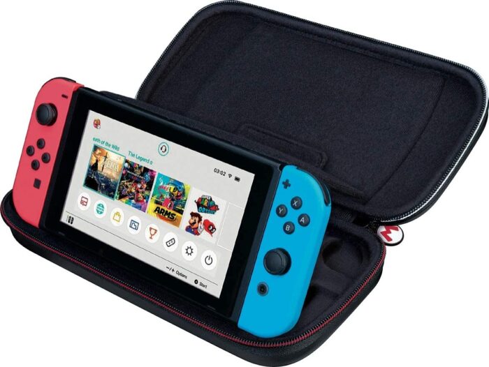 BIGBEN NINTENDO SWITCH MARIO POTOVALNA TORBICA, SIVA - Image 3