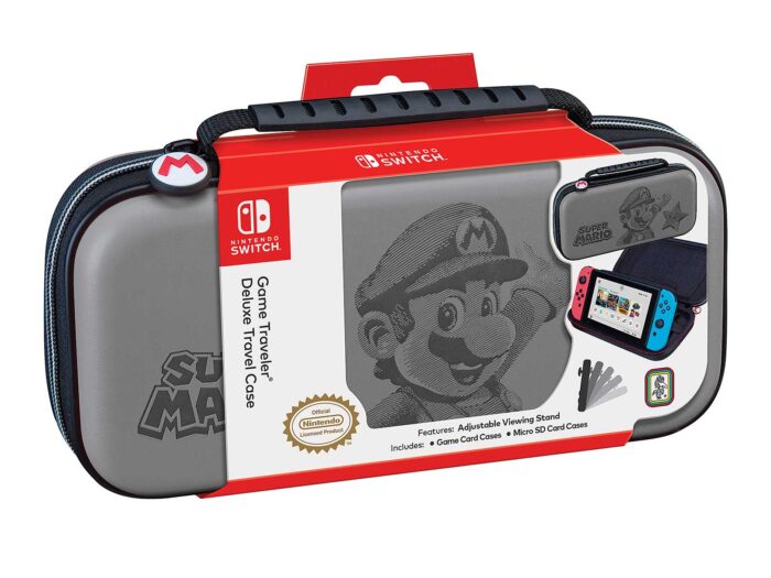 BIGBEN NINTENDO SWITCH MARIO POTOVALNA TORBICA, SIVA - Image 4