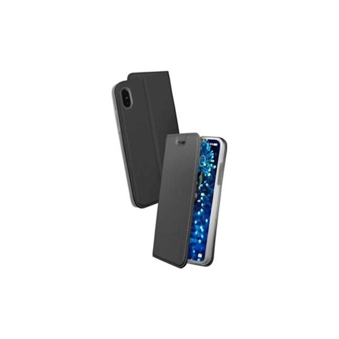 SBS TORBICA PREKLOPNA IPHONE X/XS TEMNO SREBRNA