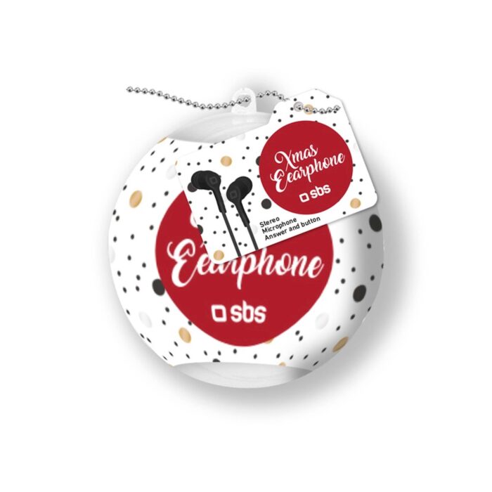 SBS SLUŠALKE STEREO XMAS ČRNE