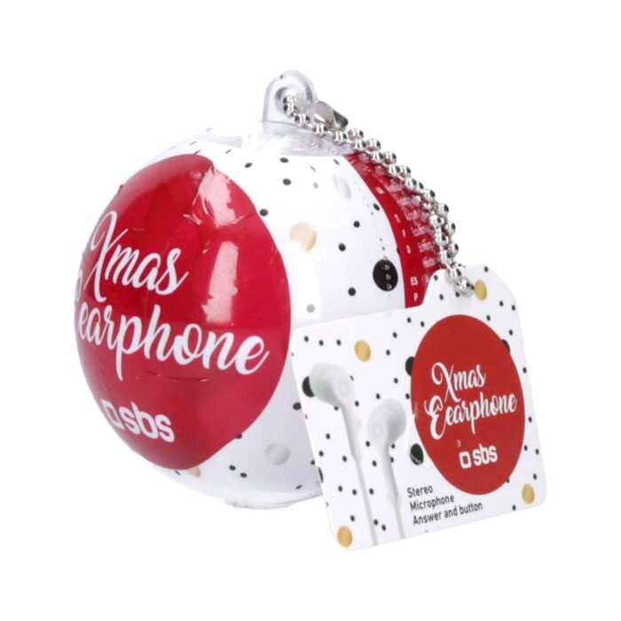 SBS SLUŠALKE STEREO XMAS BELE